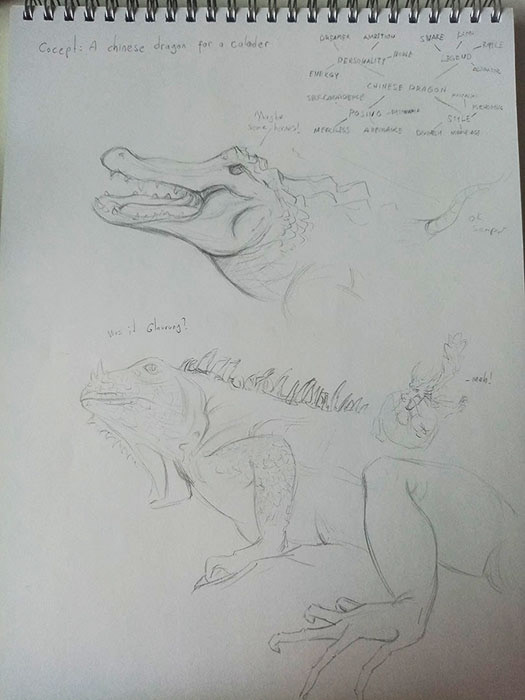 Droggo boi early sketches