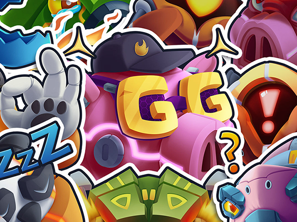 Hit and Boom Emote Stickers cover image